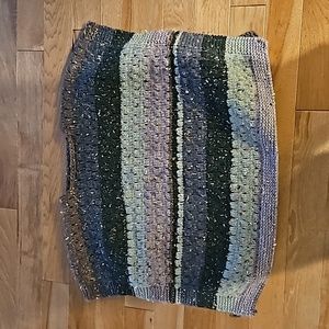 VINTAGE HANDMADE KNIT HEAVYWEIGHT SWEATER VEST